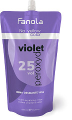  Fanola No Yellow Color Creme Oxidant Violet 25 Vol - 7,5% 1000 ml 