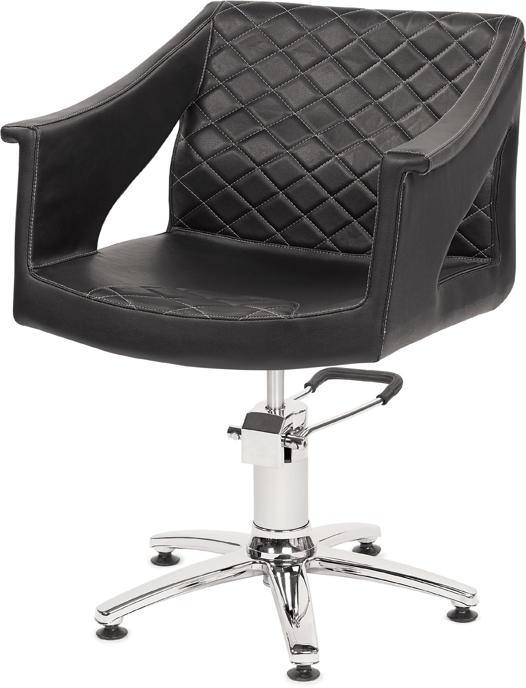 Original Best Buy Concorde Friseurstuhl Schwarz mit 5-Stern-Basis SN-0190100