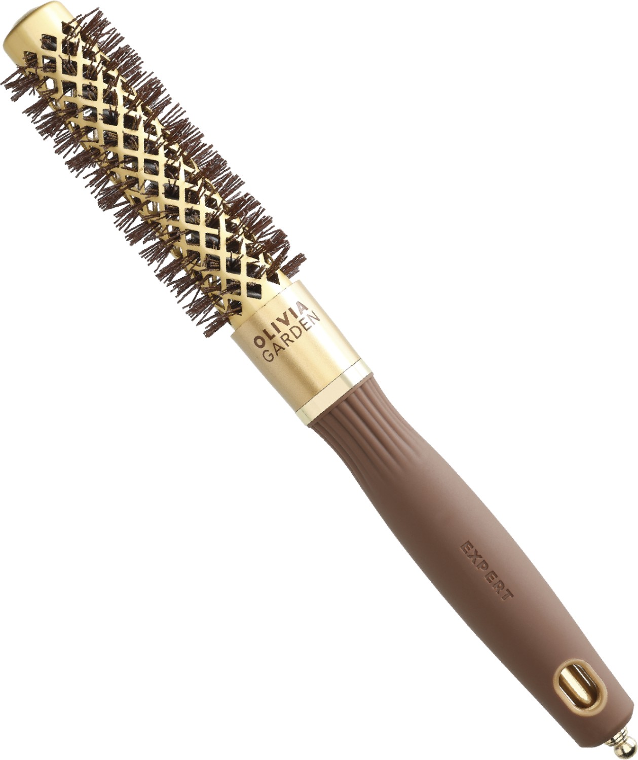 Olivia Garden Expert Blowout Shine Gold & Brown 20 mm B-2496