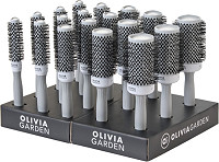 Olivia Garden Expert Blowout Shine 18er White & Grey Display 