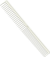 JRL J306 Long Round Tooth Comb 9" Weiß