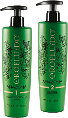  Orofluido Amazonia Set Step 1 & Step 2 2 x 500 ml 