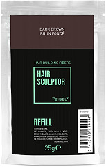  Hair Sculptor Haarverdichtungsfasern Nachfüllpackung Dunkelbraun 25 g 
