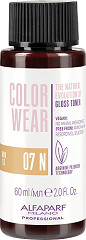 Alfaparf Milano Color Wear Gloss Toner 07N 60 ml