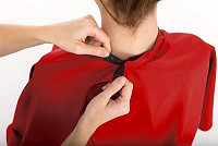  XanitaliaPro Comfort Pro Haarschneideumhang in Rot 