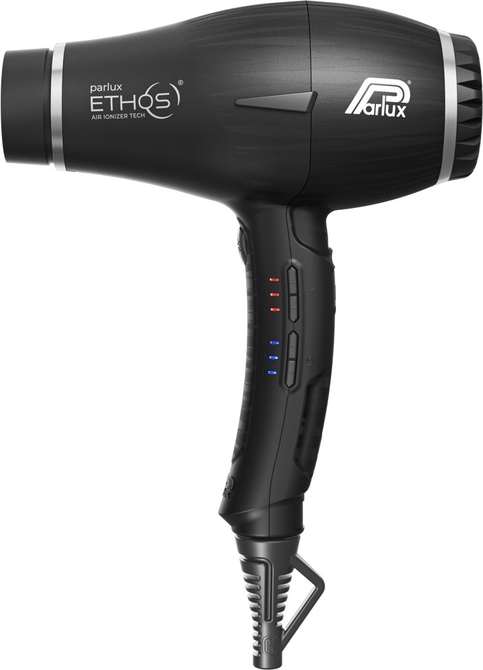  Parlux Ethos Schwarz mit Softstyler "Magic Sense" 