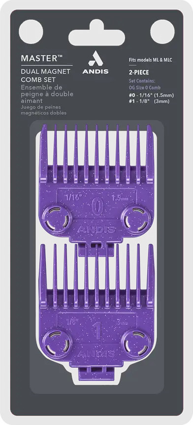  Andis Master Dual Magnet Comb 2er-Set 
