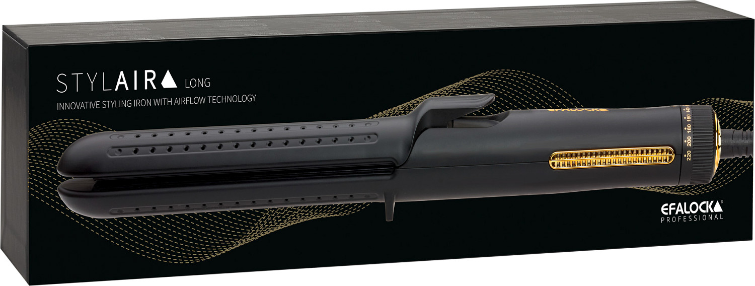  Efalock Stylair Long Schwarz-Gold 