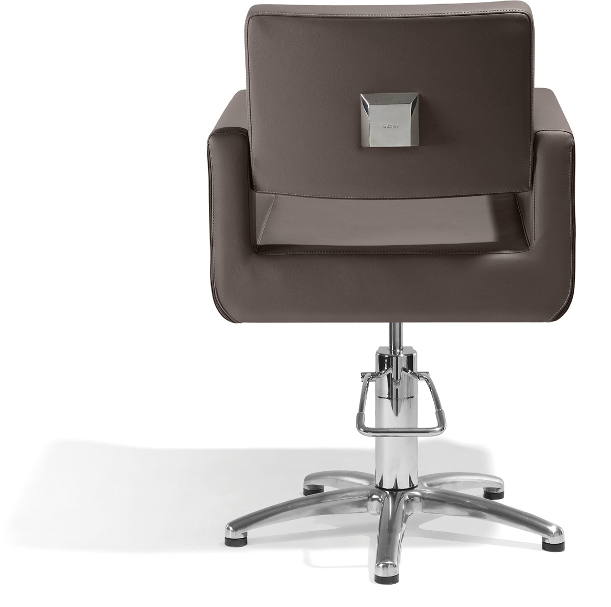  Sibel Felicitas Friseurstuhl Braun mit 5-Stern-Basis 
