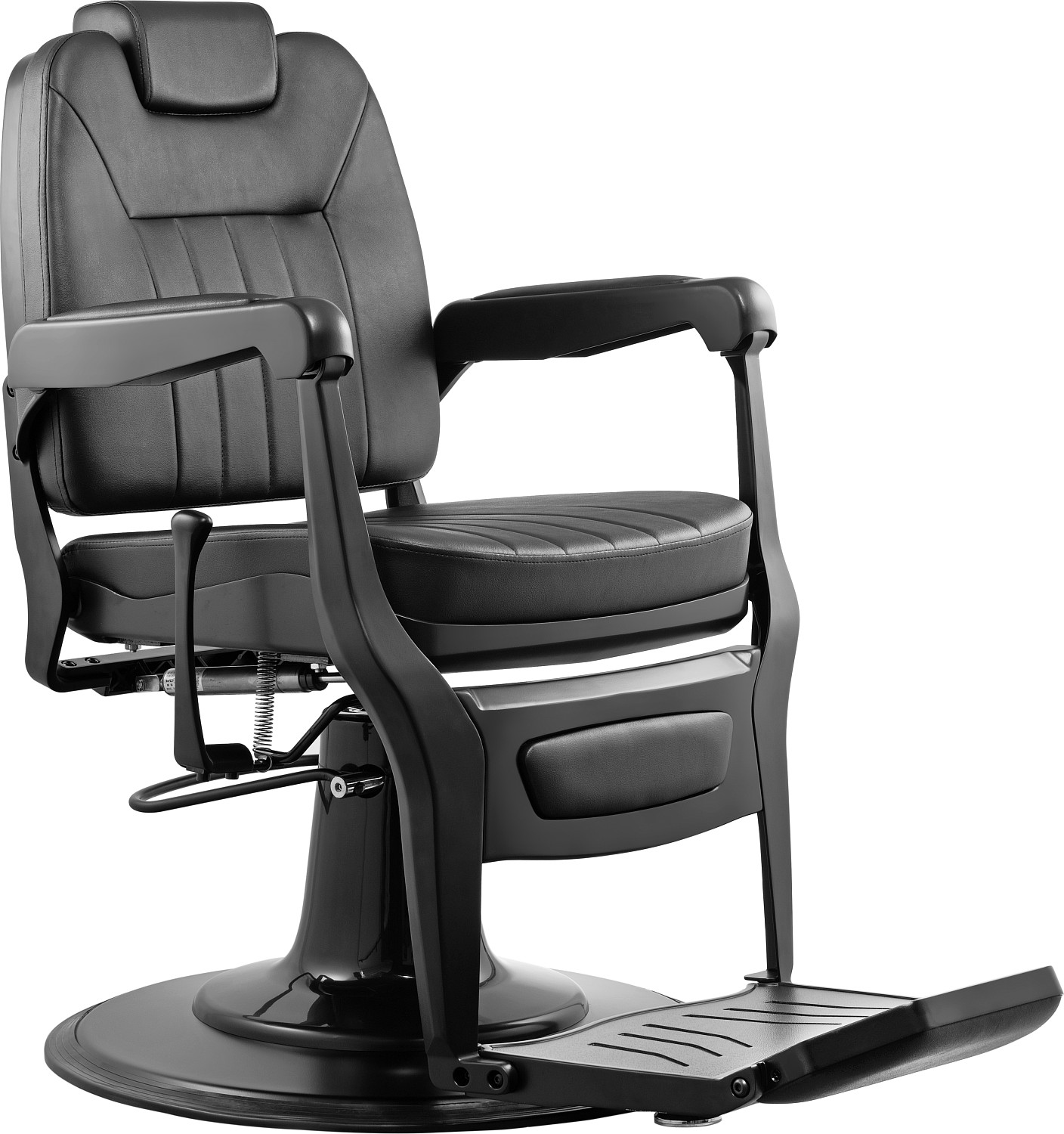  Hairway Barberstuhl Nero Schwarz 
