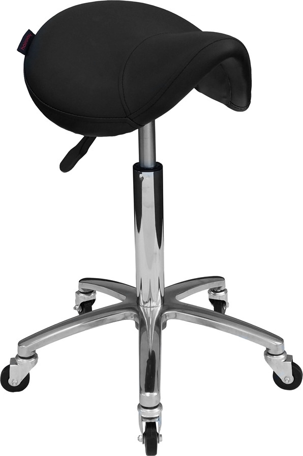  Hairway Sattelhocker &bdquo;Profi&rdquo; schwarz/chrom 