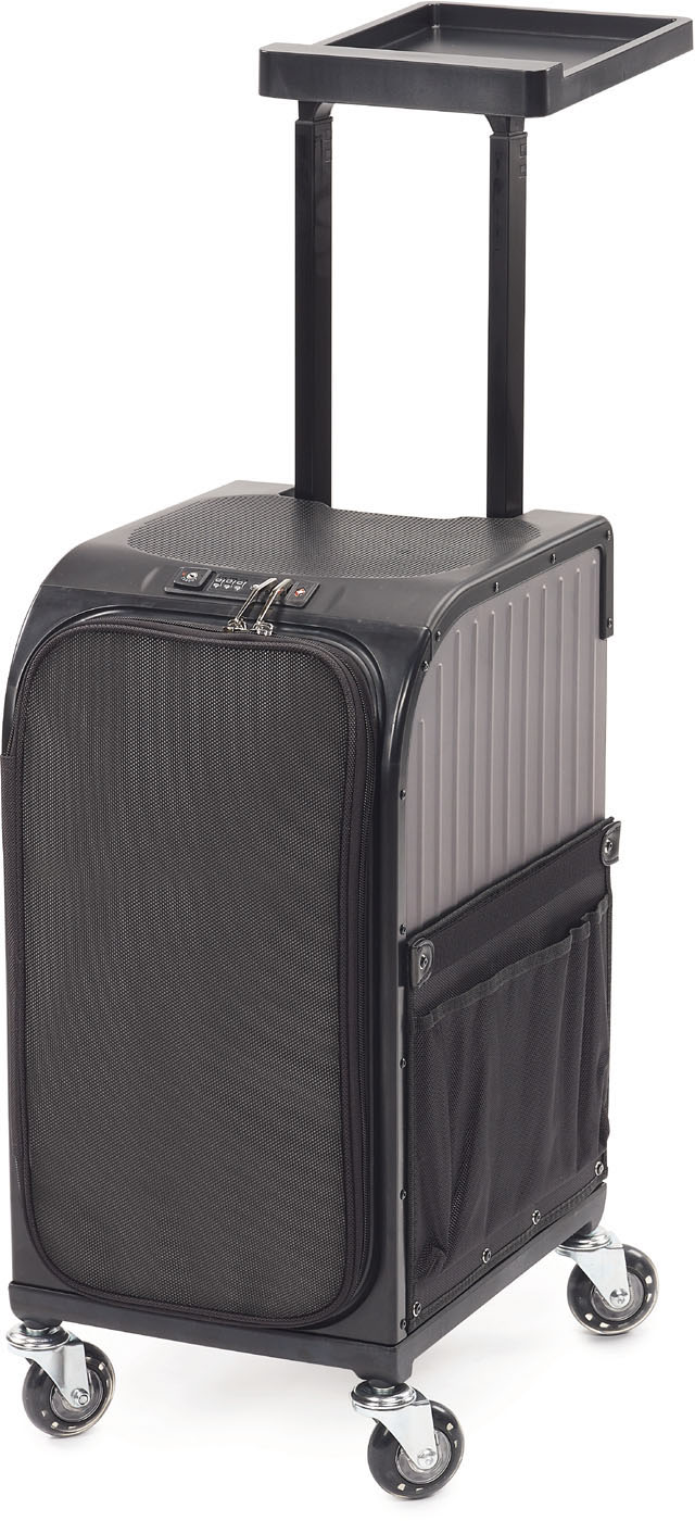  Sibel RollerCoaster Stoolcase Rollhocker - Koffer / Titanium 