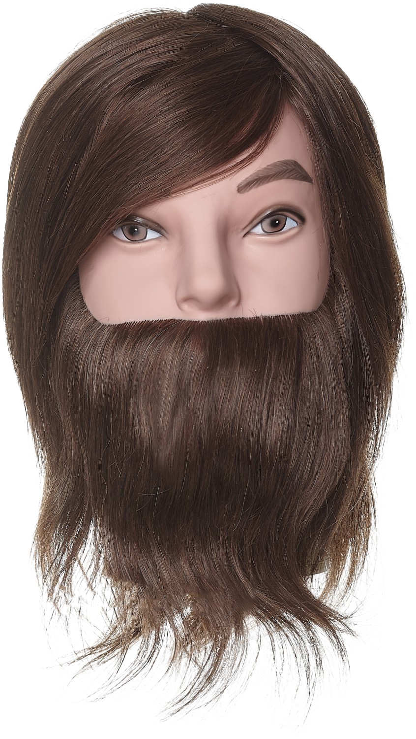  Efalock BEN mit Bart Humanhaar braun 25 cm 