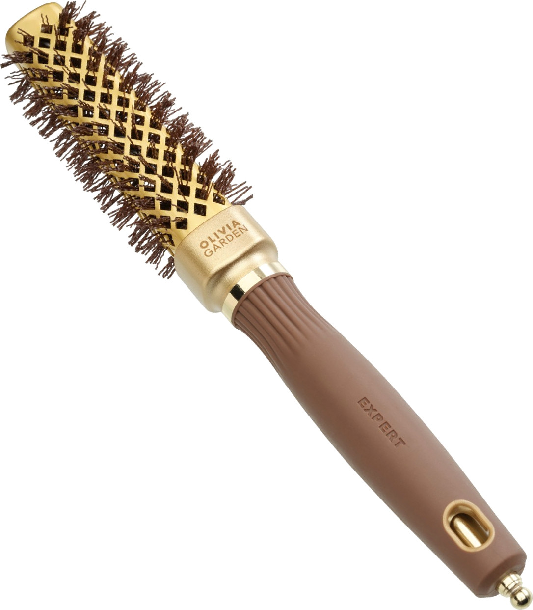  Olivia Garden Expert Blowout Straight Gold & Braun 20 mm 
