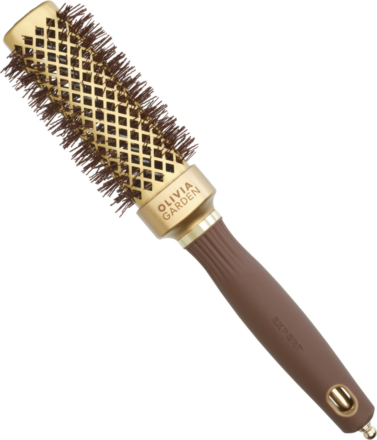  Olivia Garden Expert Blowout Straight Gold & Braun 30 mm 