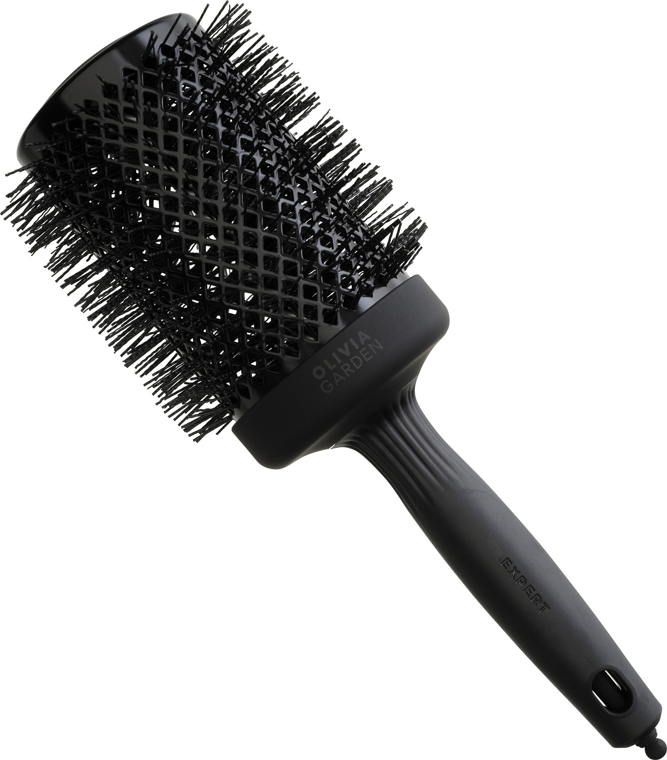  Olivia Garden Expert Blowout Shine Wavy Bristles Black Label 65 mm 