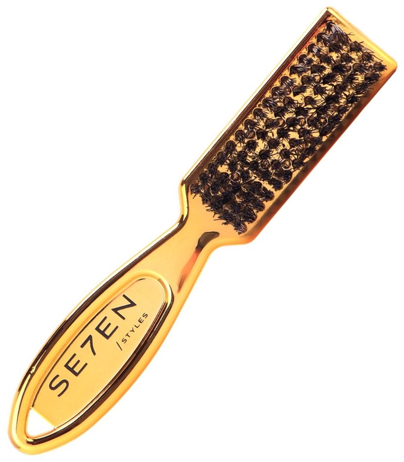  Se7en Styles Mini Fade Brush Gold 