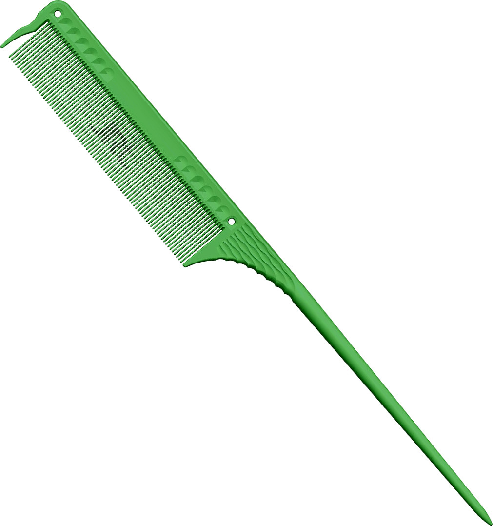  JRL Feinzahn-Stielkamm 8,5" Gr&uuml;n 