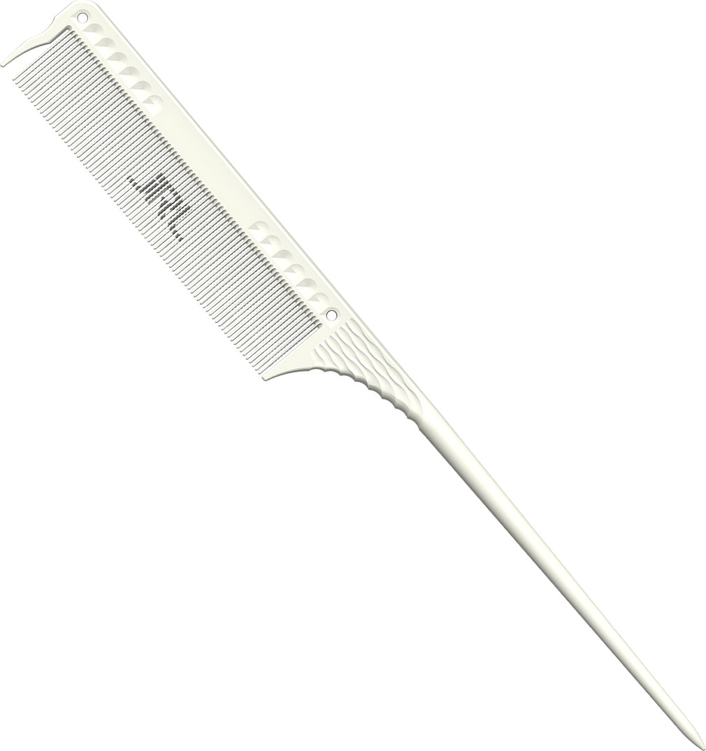  JRL Feinzahn-Stielkamm 8,5" Wei&szlig; 