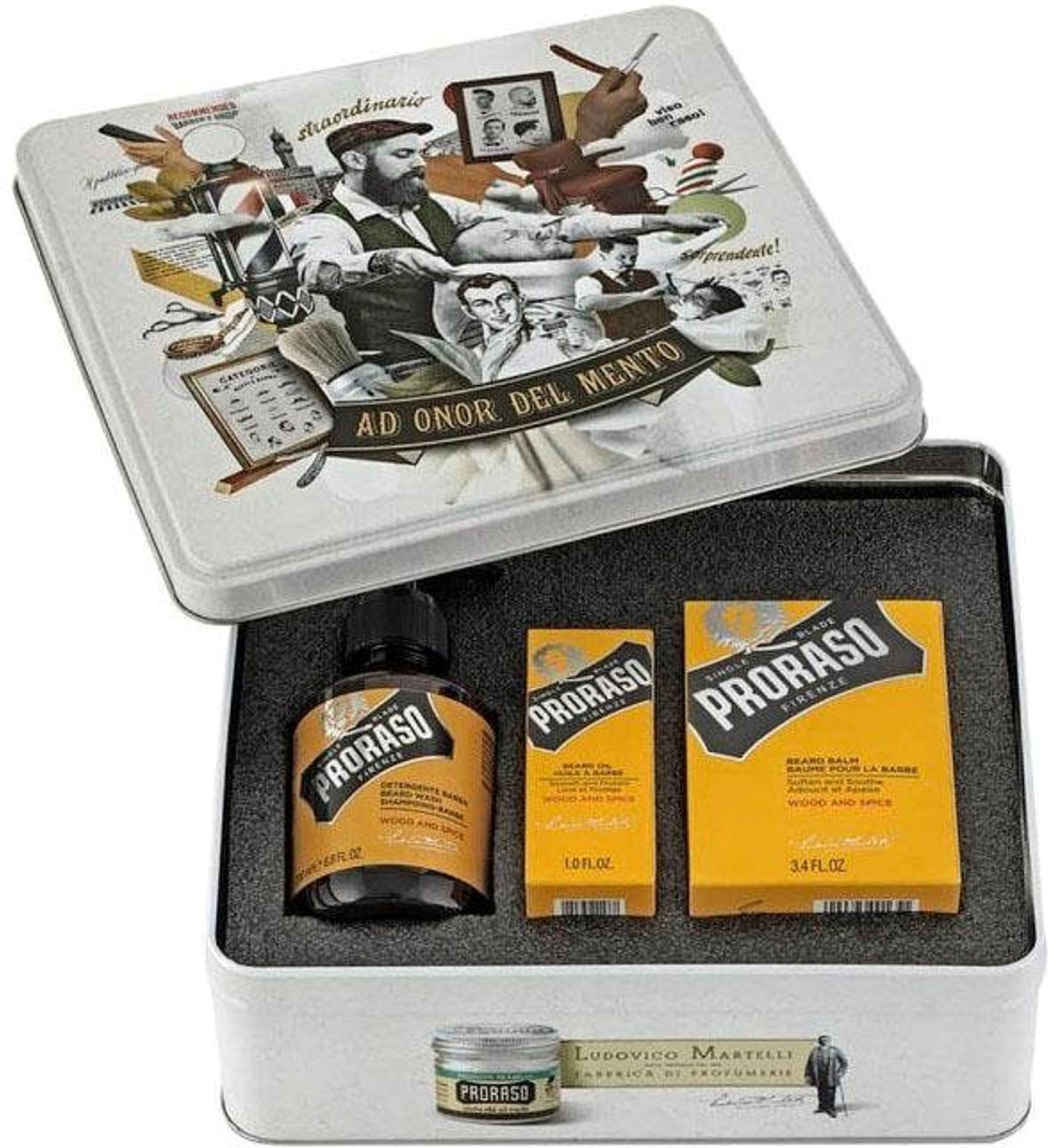  Proraso Metal Box Beard Care - Wood and Spice 