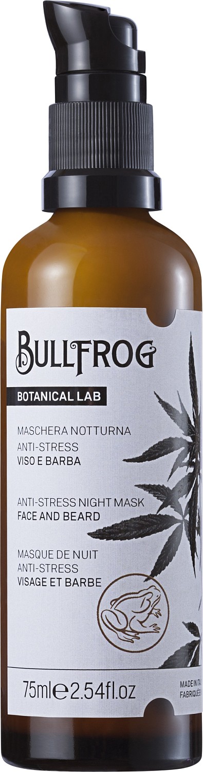  Bullfrog Botanical Anti-Stress Night Mask Face & Beard 75 ml 