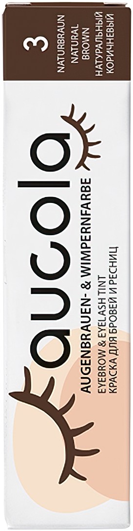  Aucola Augenbrauen - & Wimpernfarbe 3 Naturbraun 15 ml 