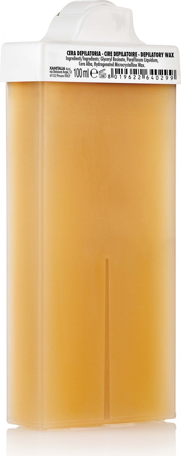  XanitaliaPro Fettl&ouml;slicher Enthaarungswachs Refill Wax Roll-On 100 ml Honig 