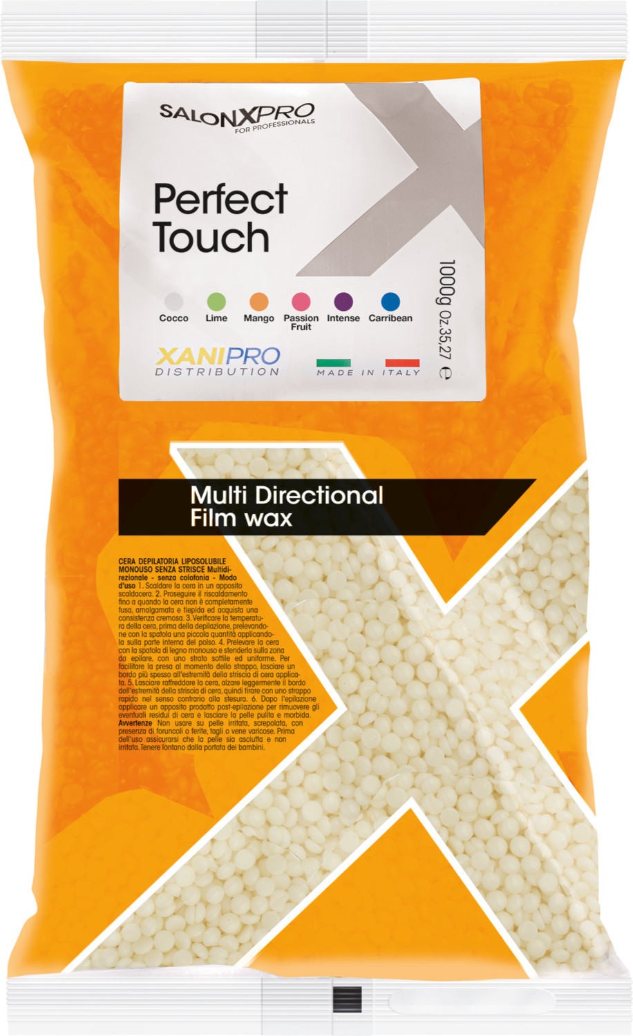 XanitaliaPro Einwegwachs mit Kokosduft 1000 g 