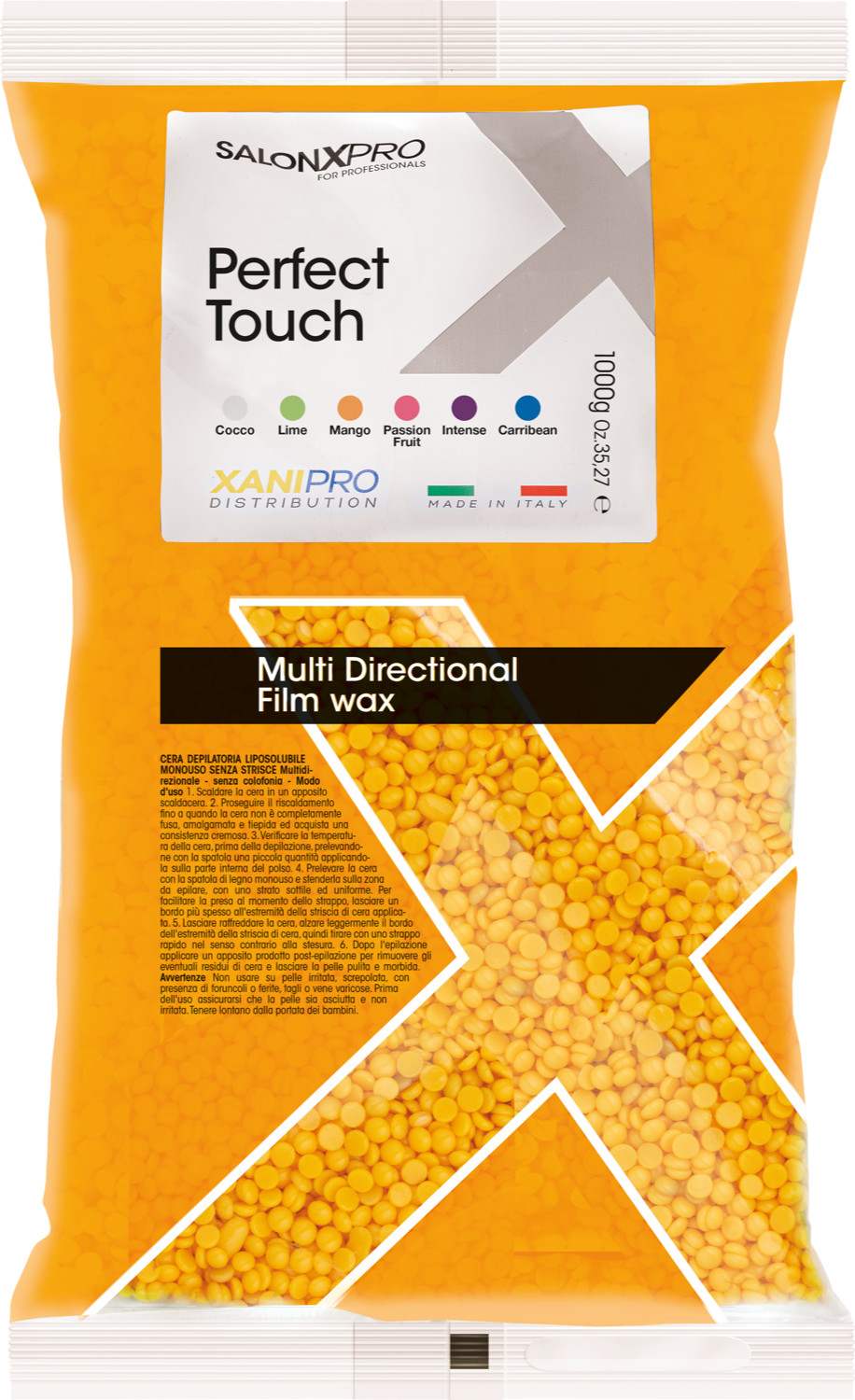 XanitaliaPro Einwegwachs mit Mangoduft 1000 g 