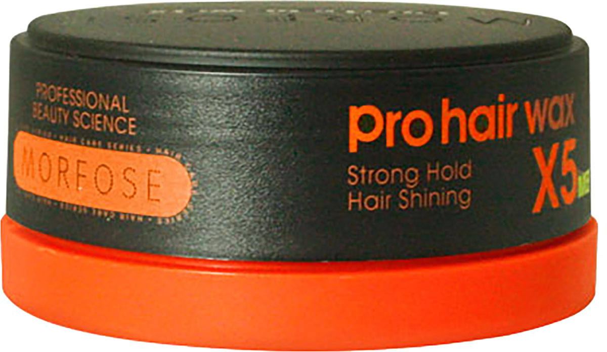 Morfose Pro Hair Wax X5 Strong Hold Orange / Men 