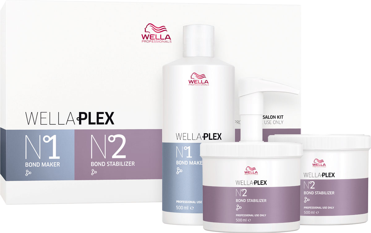  Wella Wellaplex Bond Builder Salonkit 1x No 1 + 2x No 2 