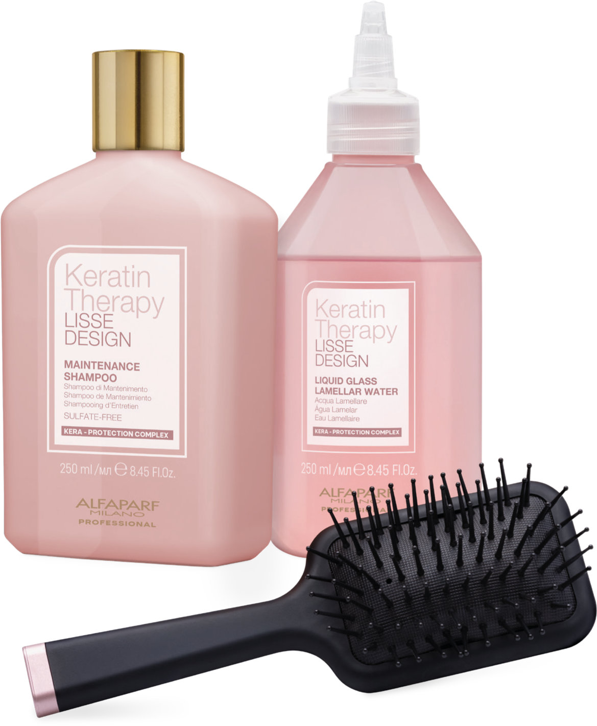  Alfaparf Milano Geschenkset Keratin Therapy Lisse Design Glass Hair 
