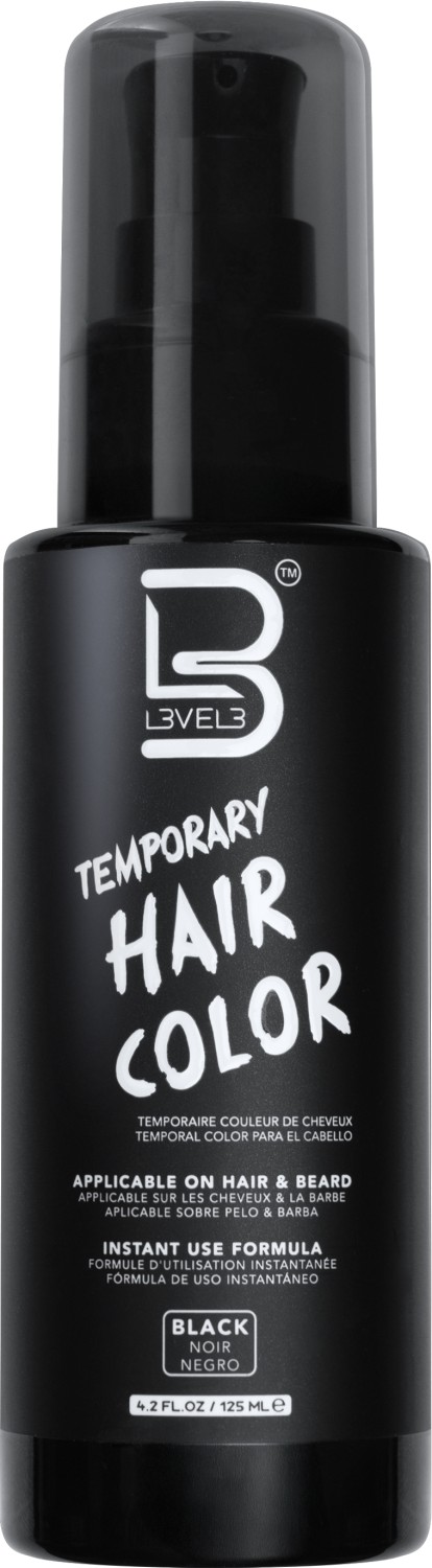  L3VEL3 Temporary Hair Color Black 125 ml 