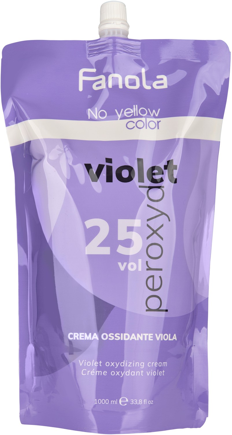  Fanola No Yellow Color Creme Oxidant Violet 25 Vol - 7,5% 1000 ml 