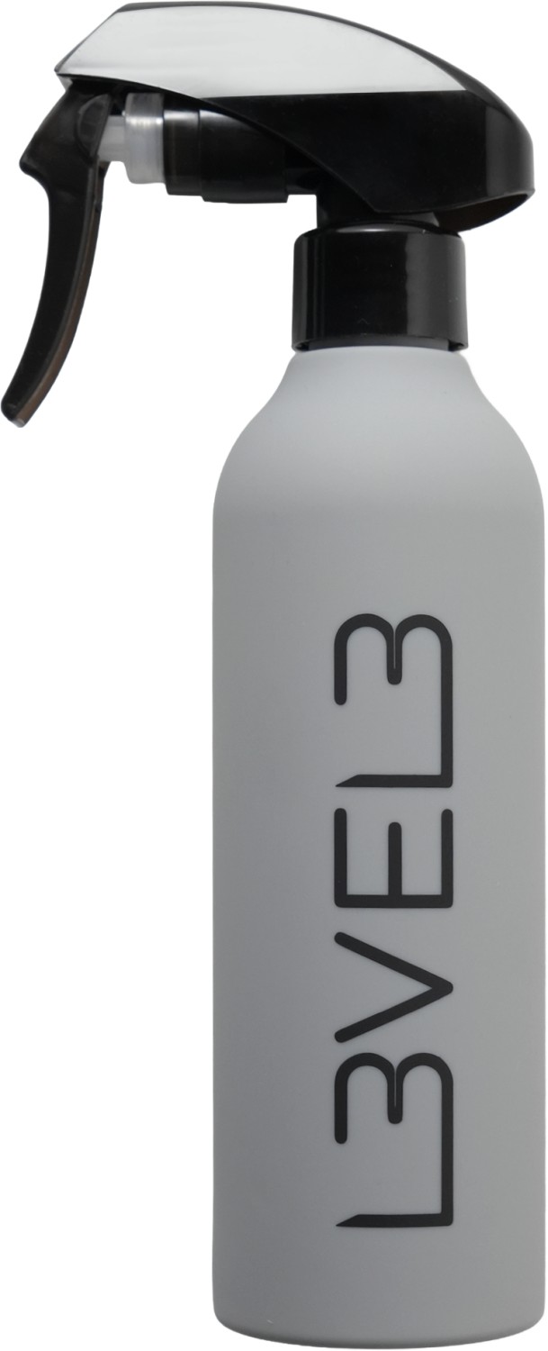  L3VEL3 Gummierte Spr&uuml;hflasche Grau 