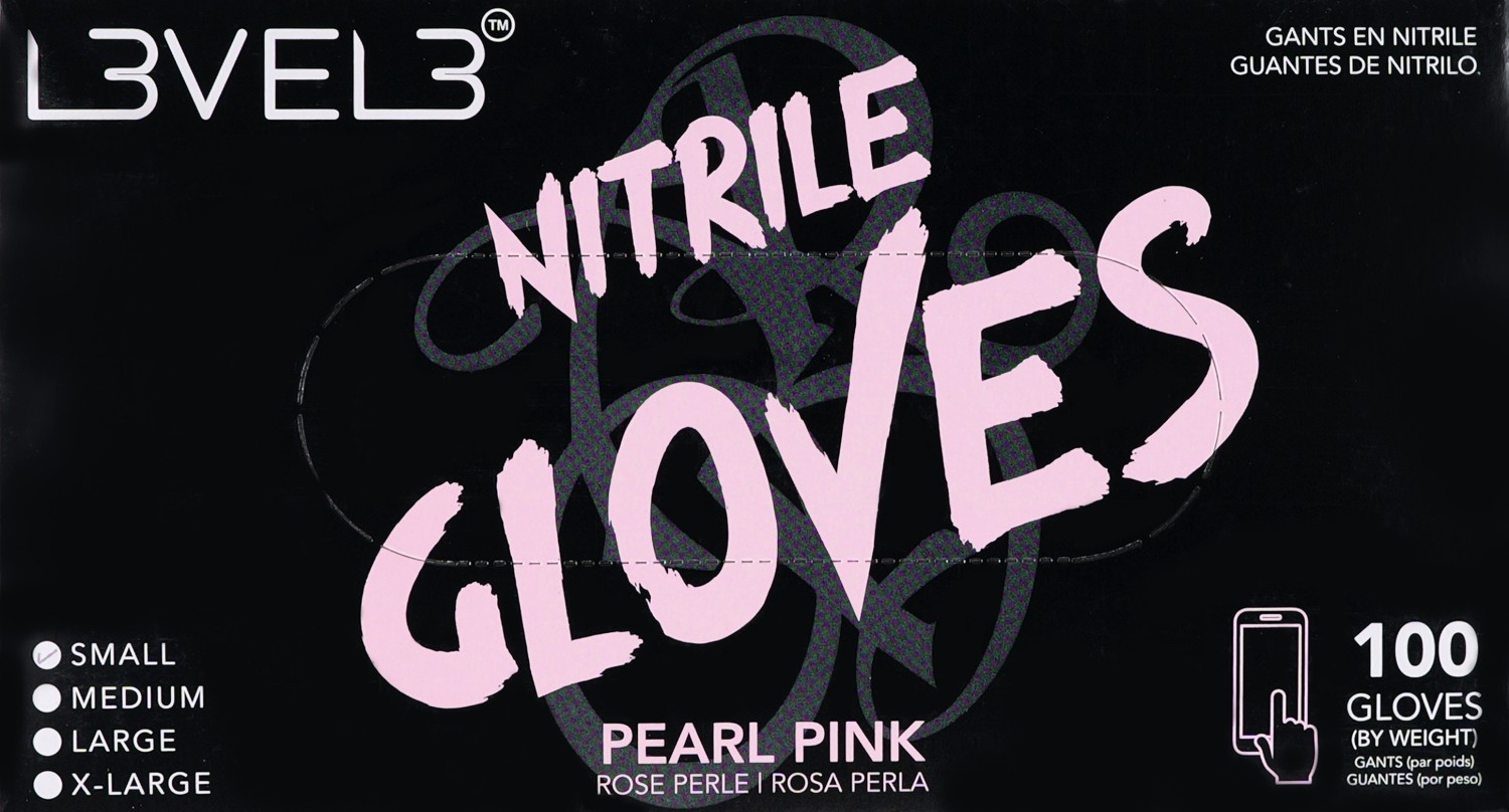  L3VEL3 Nitrilhandschuhe Small Pearl Pink 