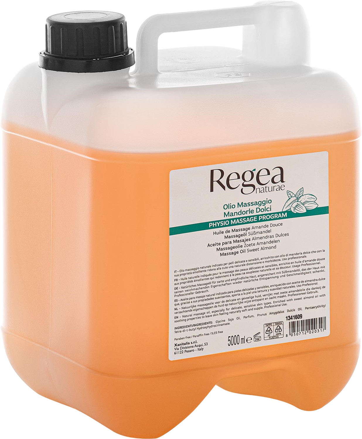  XanitaliaPro Regea Massage&ouml;l S&uuml;&szlig;mandel 5000 ml 