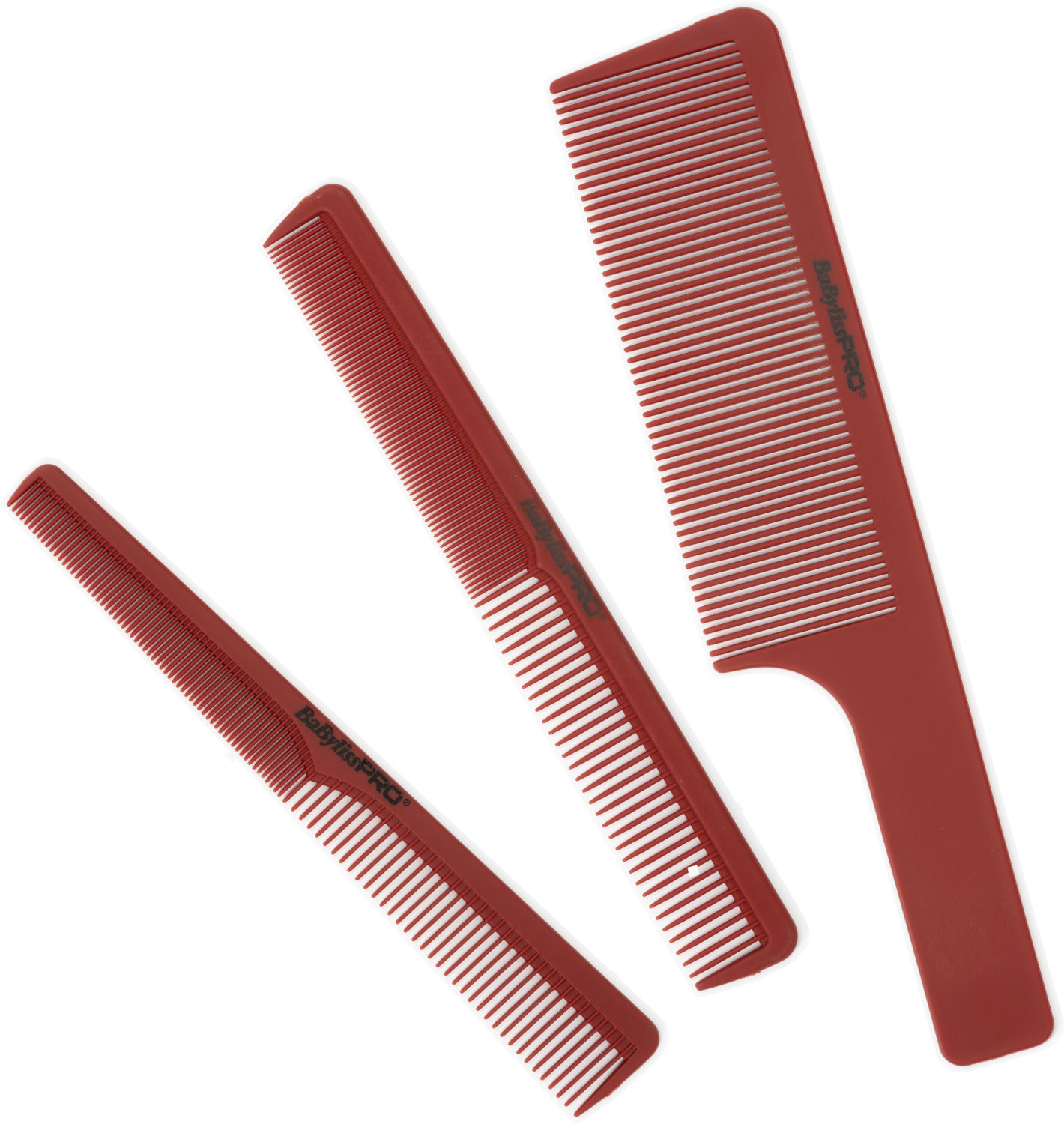 Lurrose 3-teiliges Barber-Kamm-Set – Für Haarfärben & Highlights, Schwarz